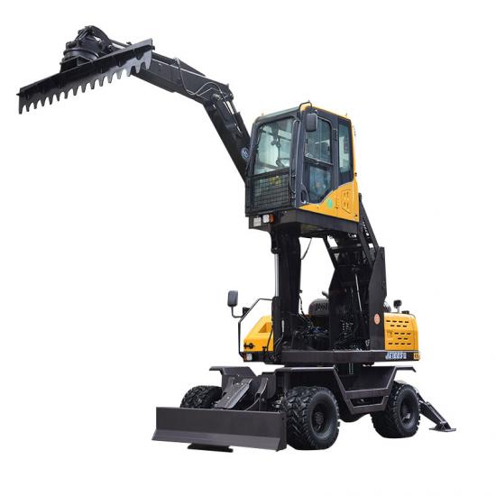 JG100S Railway Excavator Dual-function Coal Unloader and Track Leveling System