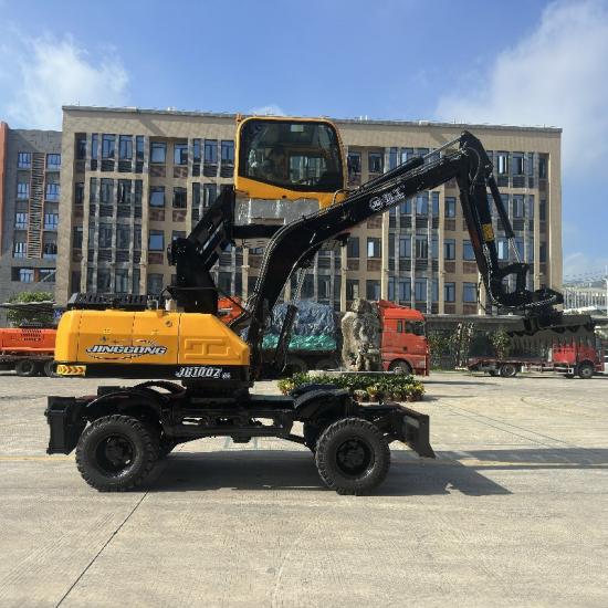 JG100S Dual-function Railway Maintenance Excavator for Large-capacity Coal Unloading and Precise Track Leveling